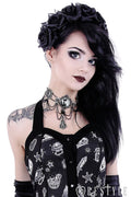 Moon Geometry Choker