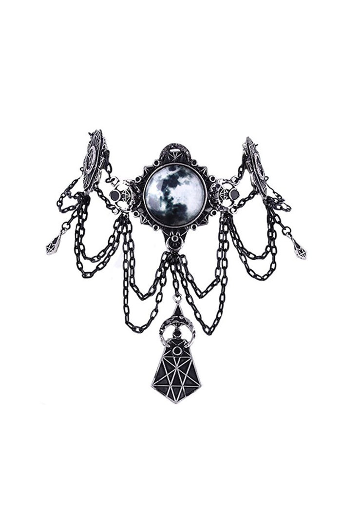 Moon Geometry Choker
