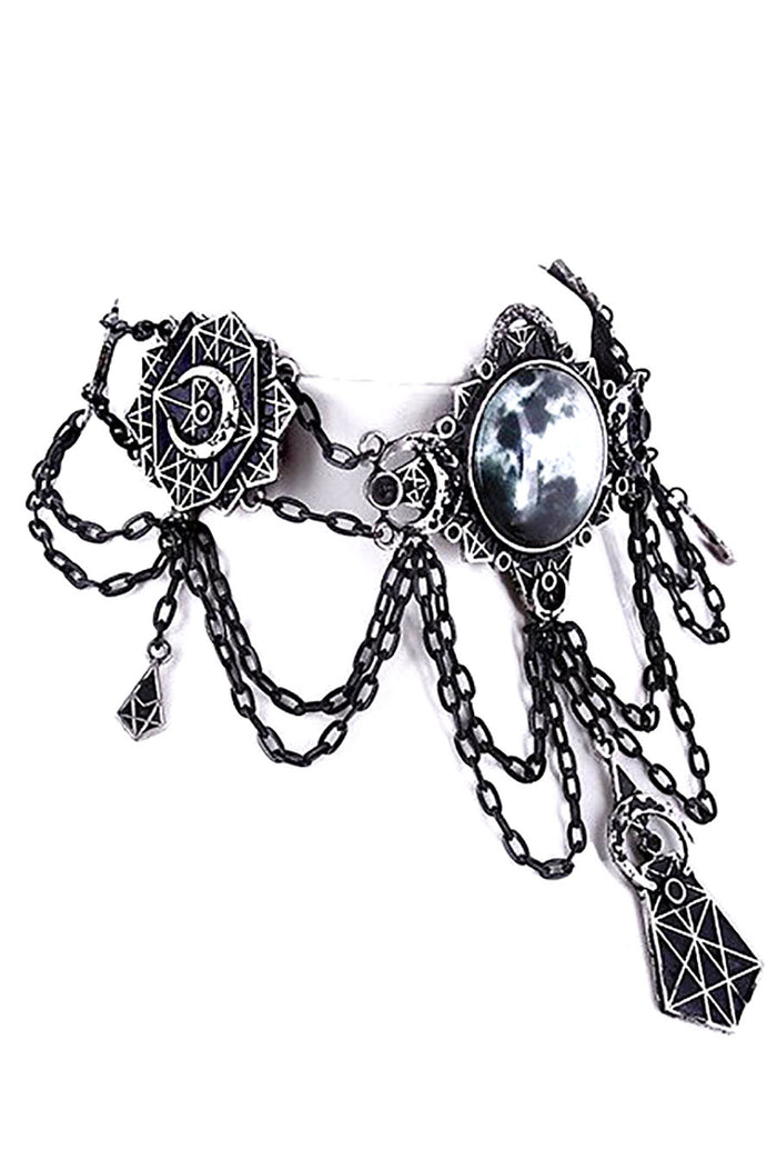 Moon Geometry Choker