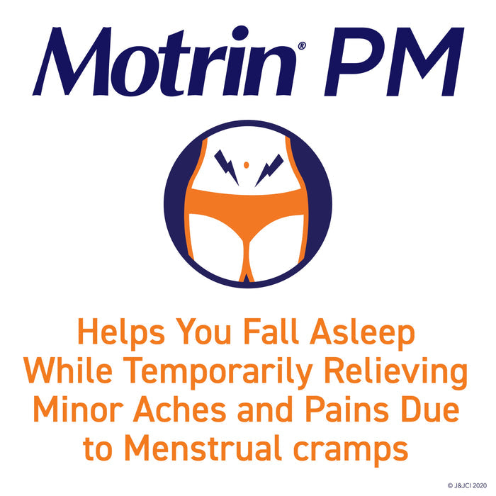 Motrin PM Caplets, 200 mg Ibuprofen & 38 mg Sleep Aid, 80 ct