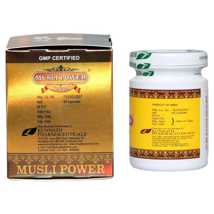 Musli Power Xtra, 30 Capsules (Pack Of 2)