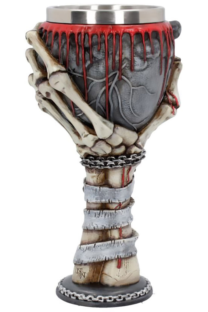 My Black Heart Bleeds Gothic Undead Goblet