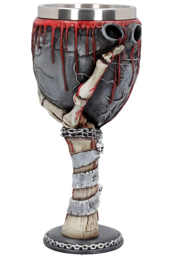 My Black Heart Bleeds Gothic Undead Goblet