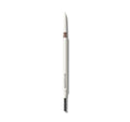 {Biscotti} Morphe Nano Brow Pencil in Biscotti with white barrel printed MORPHE, taupe micro-tip, and spoolie brush end.
