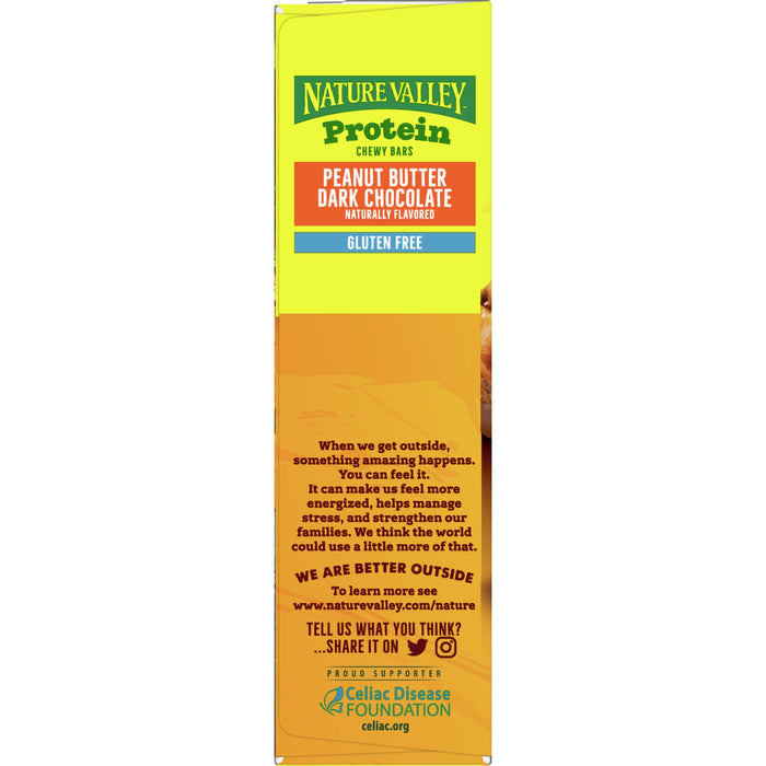 Nature Valley Protein Granola Bars, Peanut Butter Dark Chocolate, 5 Bars, 7.1 OZ