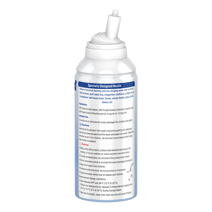 Neilmed Pediamist Pediatric Saline for Stuffy Noses, Nasal Mist Spray, 2.53 oz