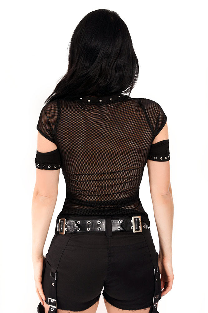 Nexxus Fishnet Cutout Top
