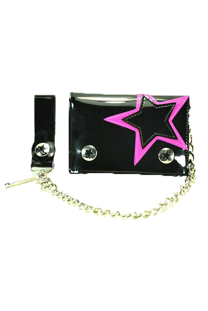 Night Star Chain Wallet
