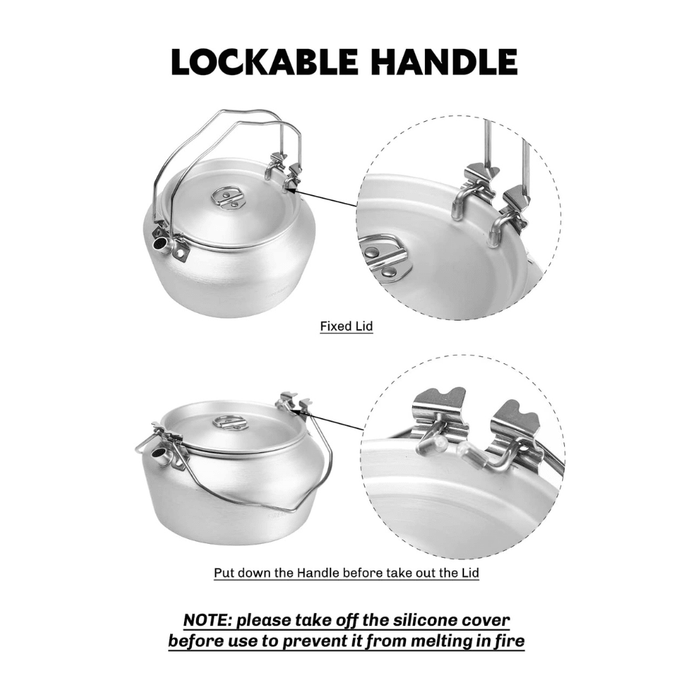 Nimbus 1.2L Aluminum Kettle