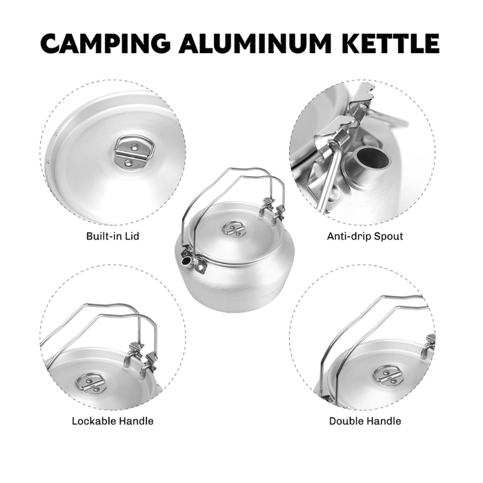 Nimbus 1.2L Aluminum Kettle