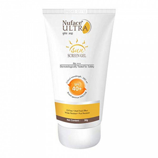 Nuface Ultra Sunscreen SPF 40 Gel, 50gm