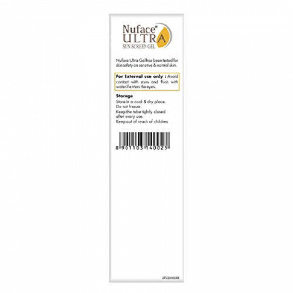 Nuface Ultra Sunscreen SPF 40 Gel, 50gm