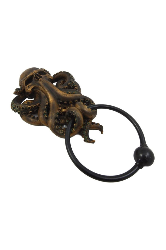 Octopus Skull Door Knocker