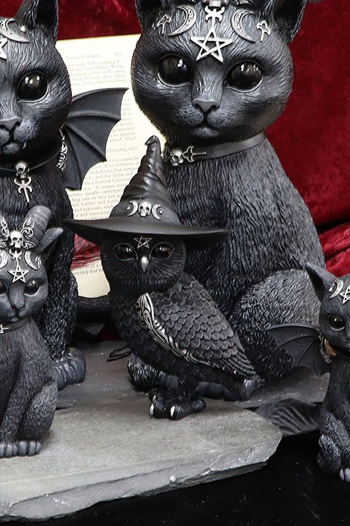 Owlocen Witch Owl Statue