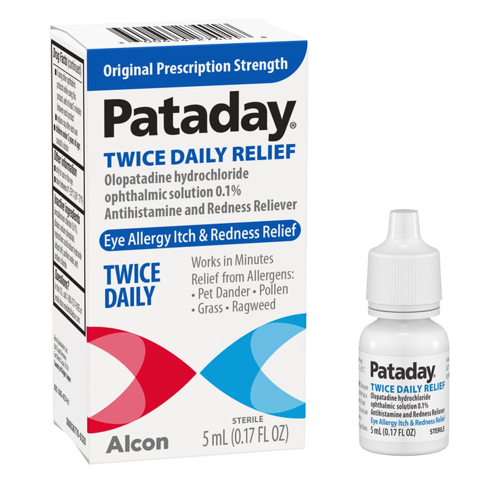Pataday Twice Daily Eye Care Allergy Relief Eye Drops, 5 ml