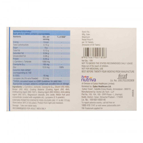 Paternia XT, 10 Tablets