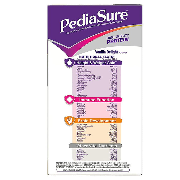 PediaSure Vanilla Delight Refill Pack, 750gm