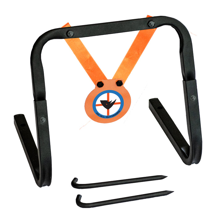 Pellet Gun Mini Gong with Stand