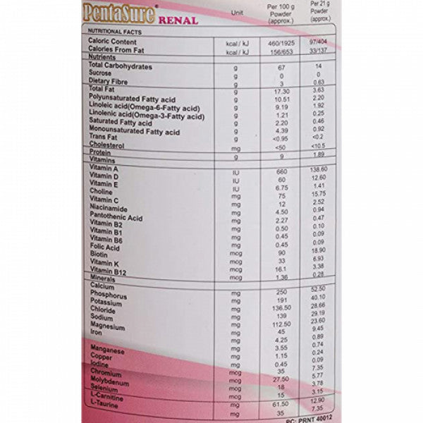 Pentasure Renal Powder, 400gm