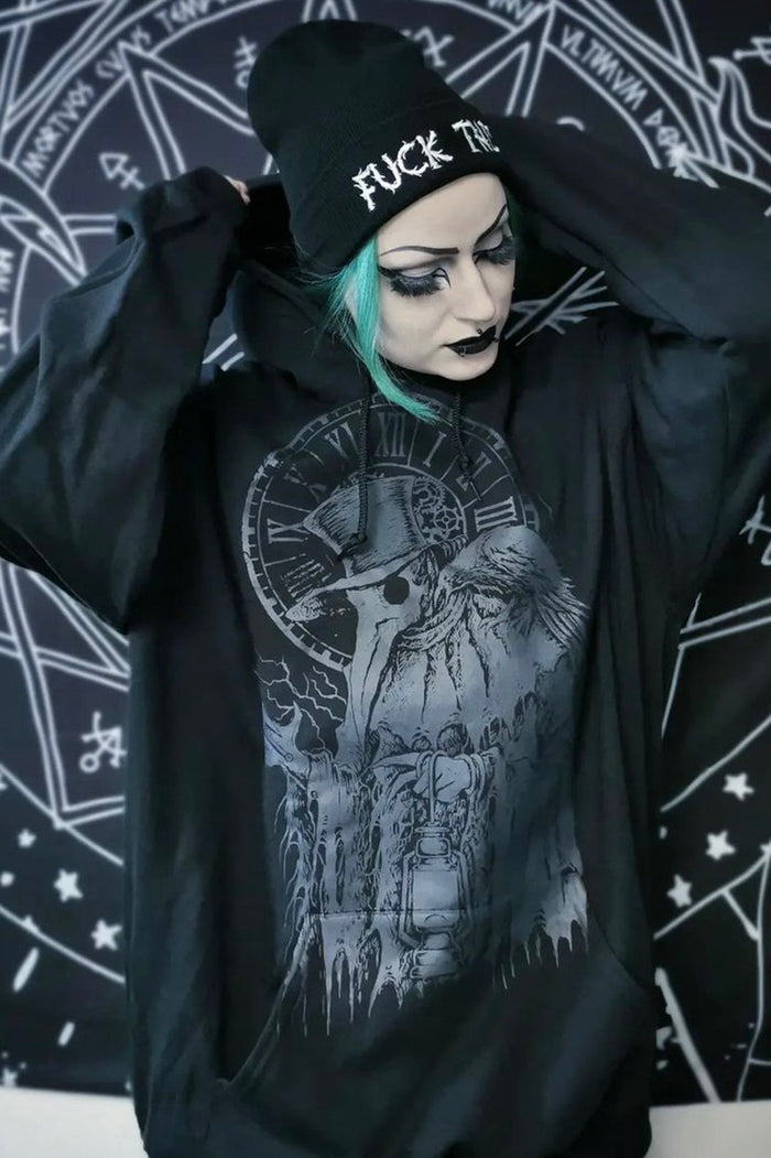 Plague Doctor Hoodie [GREY ASHES]