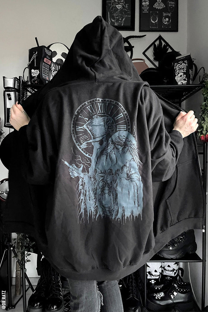 Plague Doctor Hoodie [GREY ASHES]