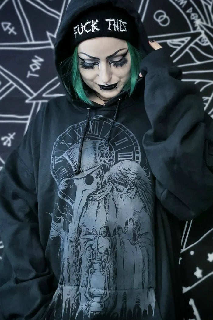 Plague Doctor Hoodie [GREY ASHES]