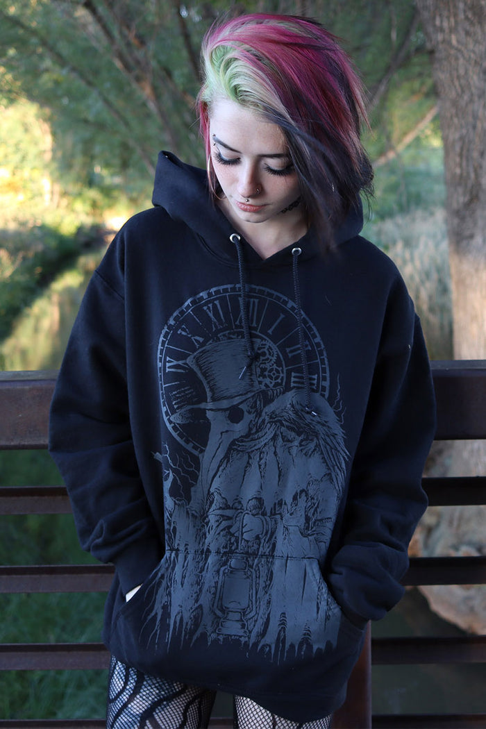 Plague Doctor Hoodie [GREY ASHES]