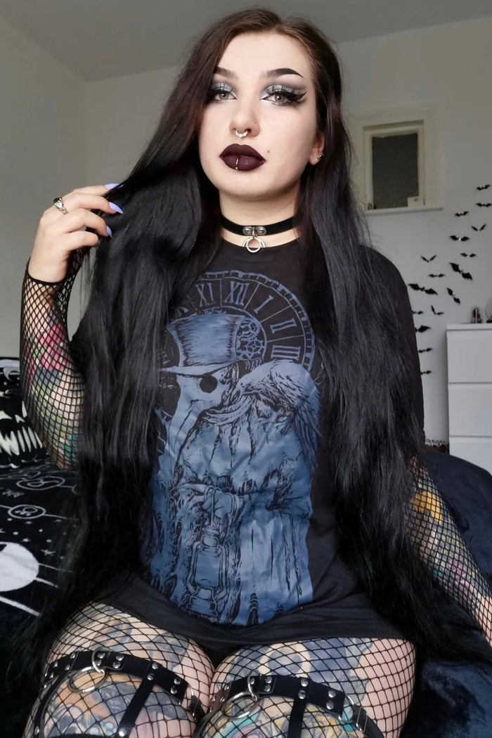 Plague Doctor T-shirt [GREY ASHES]