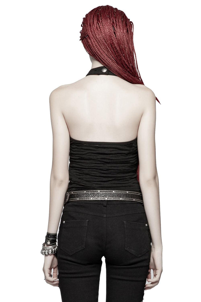 Punk Rave Apocalypse Halter Top - VampireFreaks