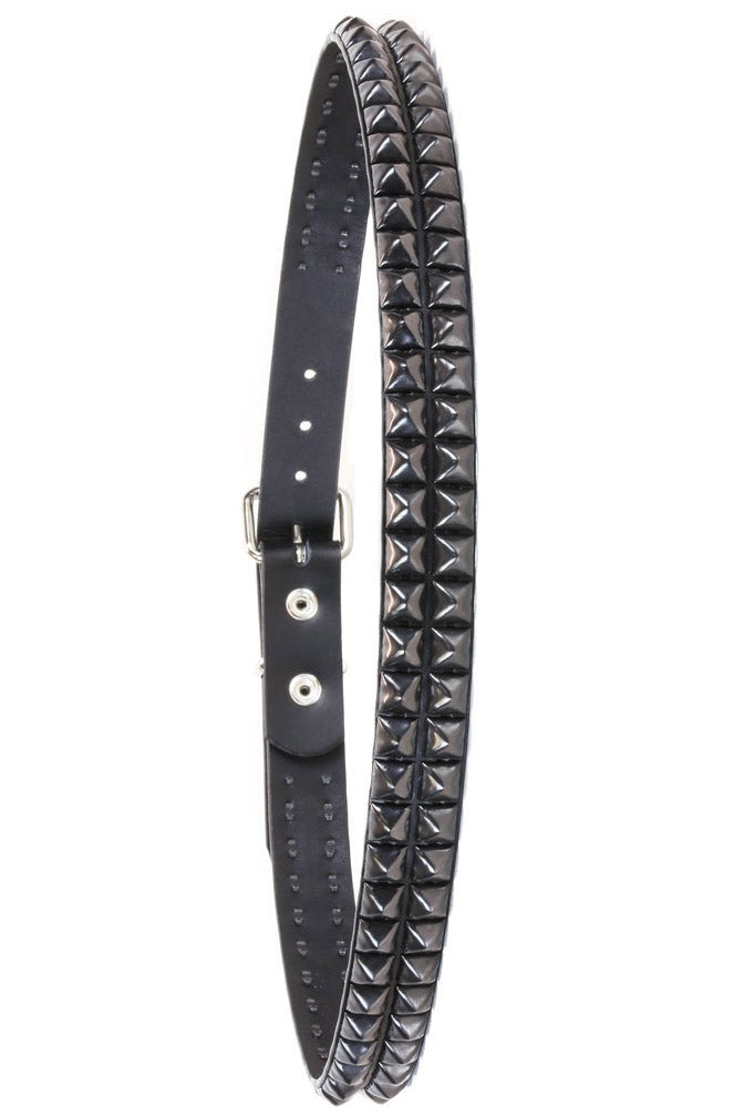 Pyramid Stud Belt [Black Studs]