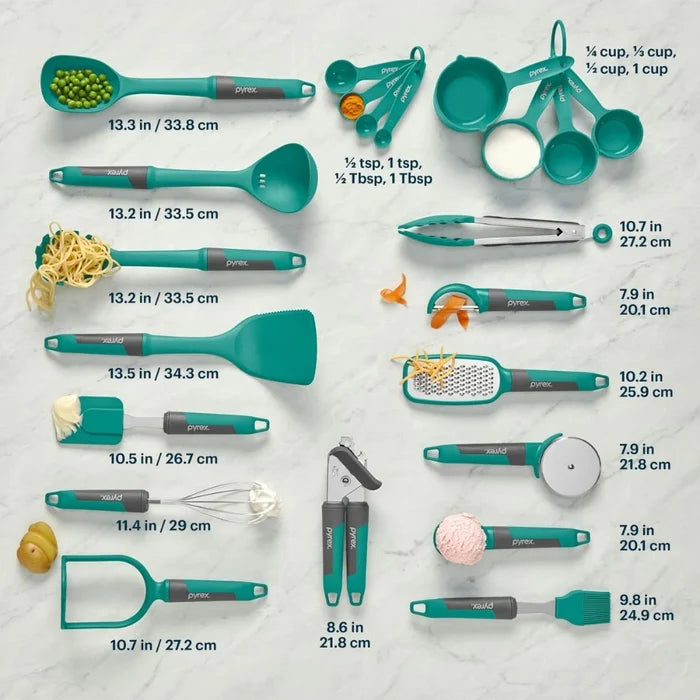 Pyrex® 22-Piece Kitchen Tools & Gadgets Set