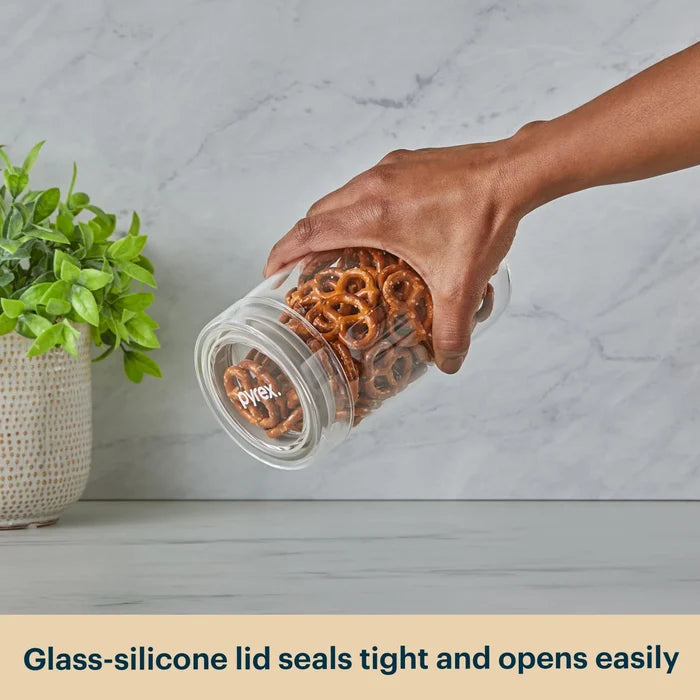 Pyrex® 3-Piece Glass Canister Set