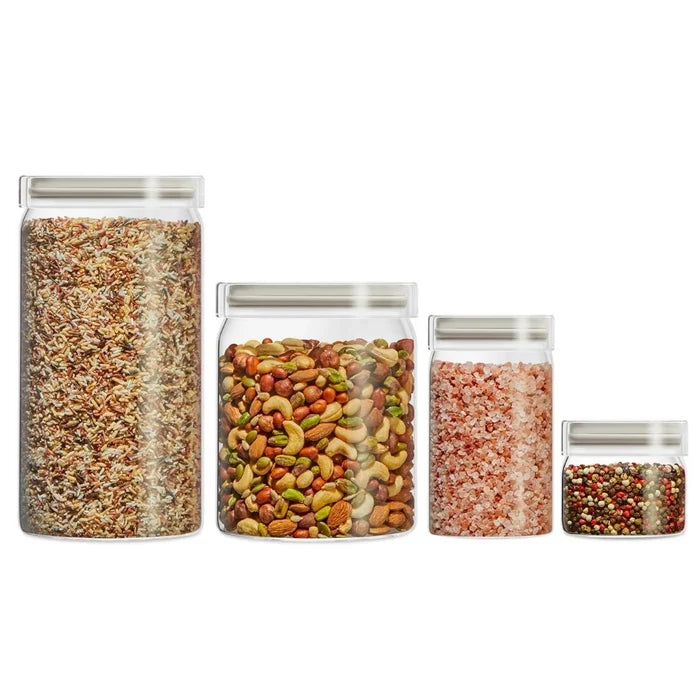 Pyrex® 4-Piece Glass Canister Set