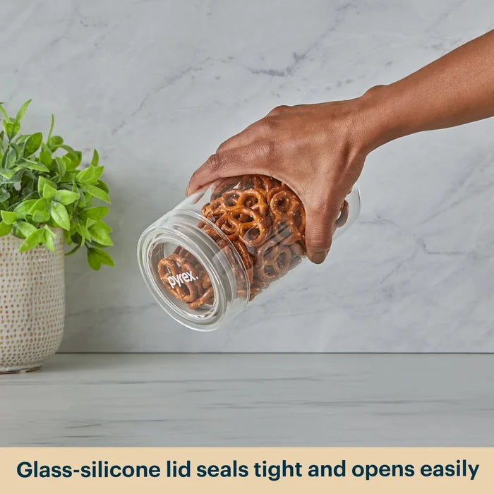 Pyrex® 6-Piece Glass Canister Set