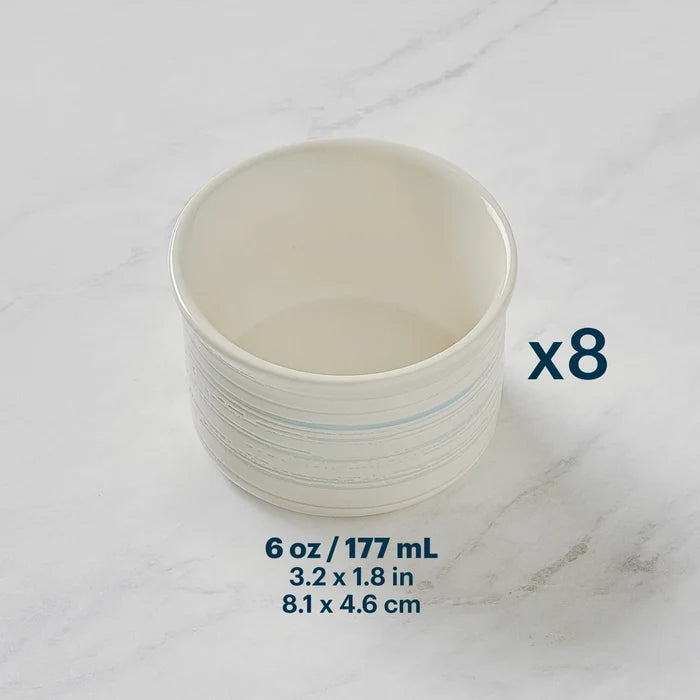 Pyrex® 8-Piece 6-ounce Ceramic Ramekin Set