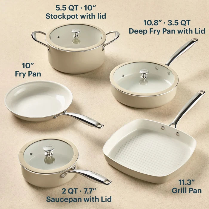 Pyrex® Ceramic Cookware 8-Piece Set