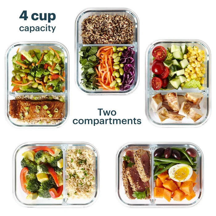 Pyrex® MealBox 10-Piece Divided Storage Set, 4 Cup