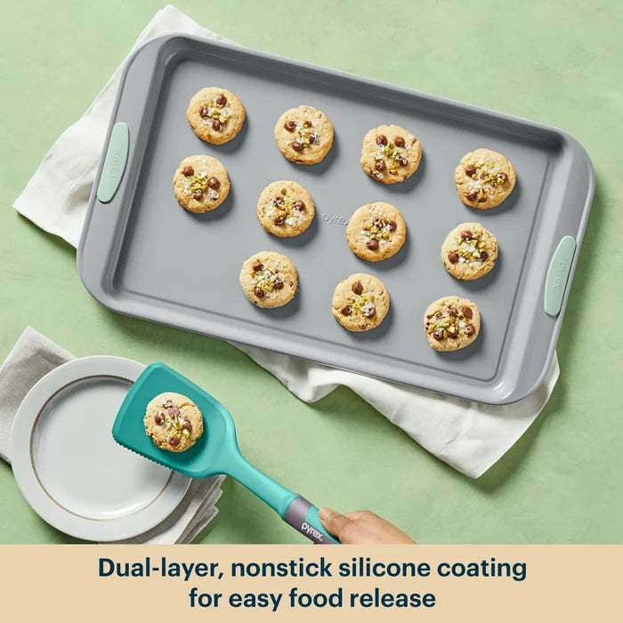 Pyrex® Metal Bakeware 3-Piece Set in Sage
