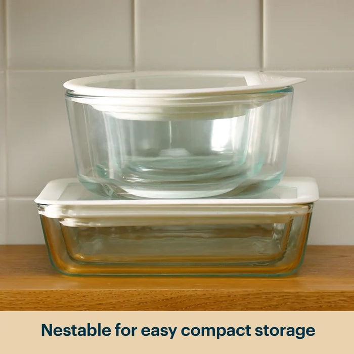 Pyrex® Ultimate 10-Piece Glass Storage Set with Glass Lids