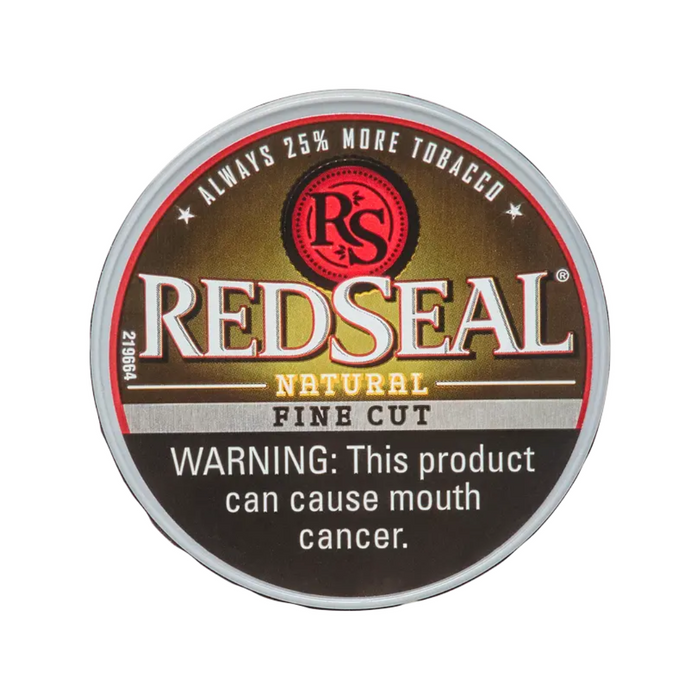 Red Seal Fine Cut Natural Chewing Tobacco 1.2oz