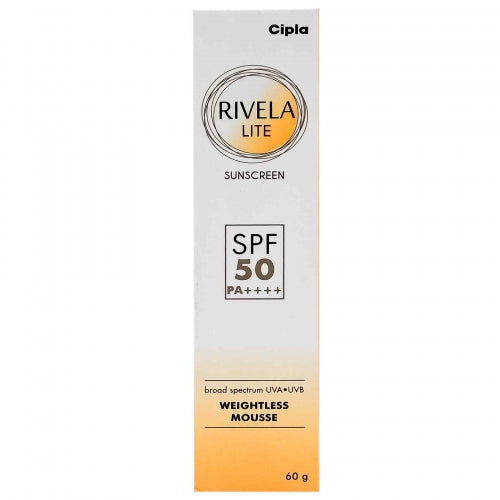 Rivela Lite Sunscreen SPF 50, 60gm
