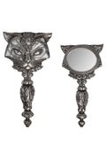 cat hand mirror by alchemy