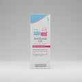 Packaging of Sebamed Baby Massage Oil featuring product information and branding