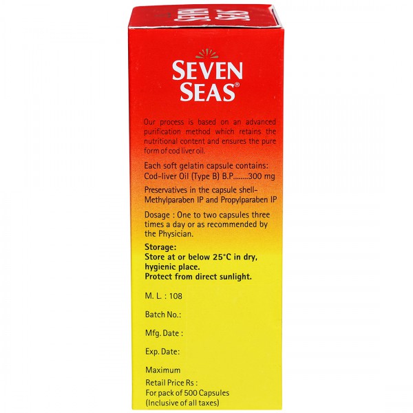 Seven Seas Original, 500 Capsules