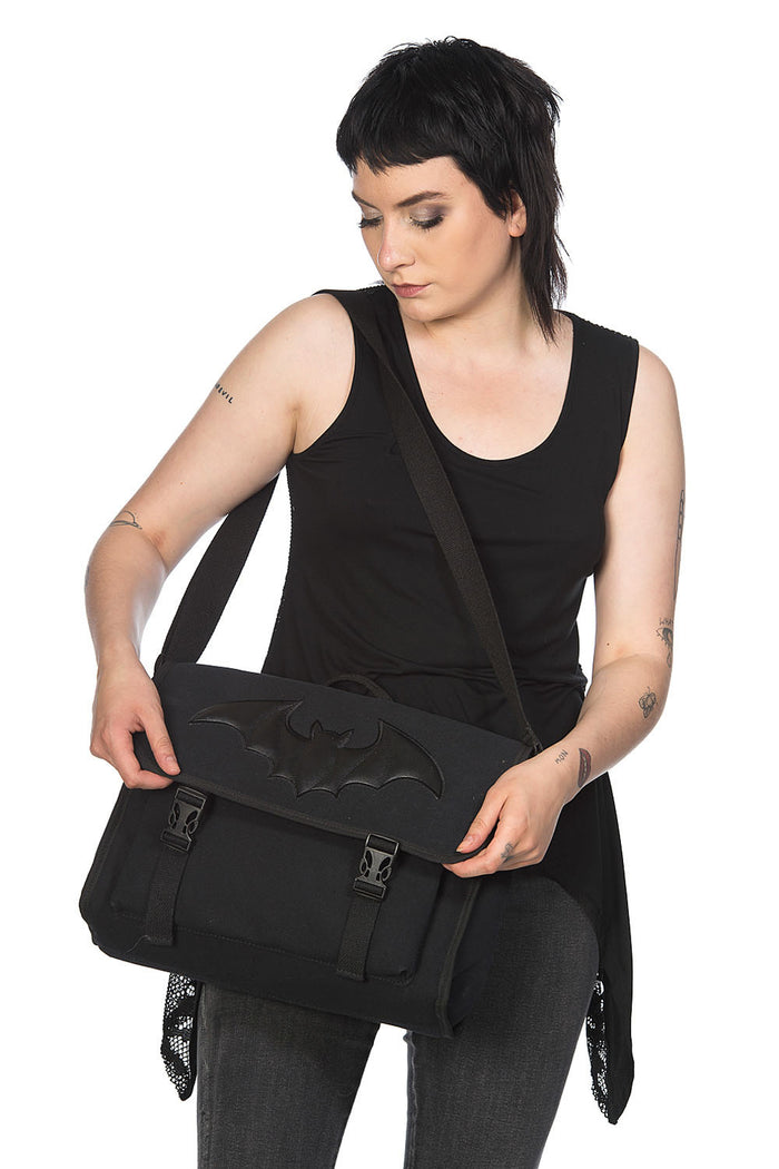 Shadow of the Bat Messenger Bag