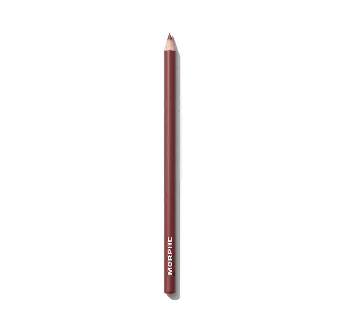 {Sugar Pie} Morphe Signature Lip Pencil in a deep mauve-brown shade with "MORPHE" printed on the barrel.