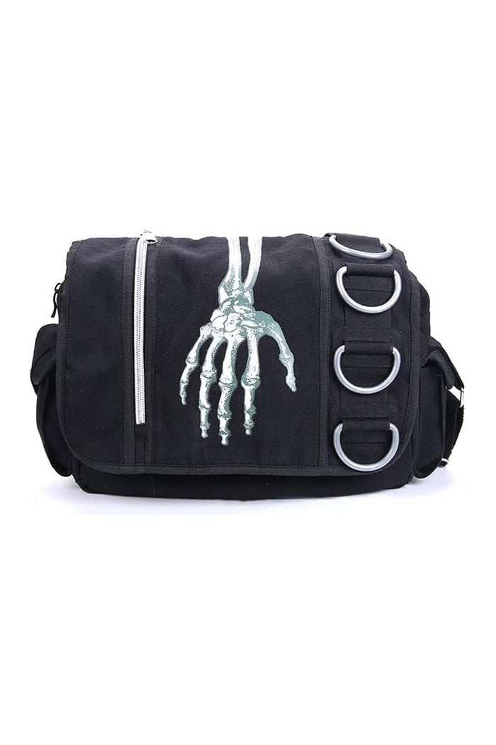 punk messenger bag