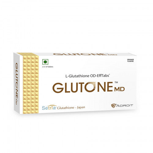 Skin Glow and Immunity Glutone MD - Mouth Dissolving 30 Tablets Pack of 5