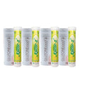 A pack of four bottles of Glutone 1000 supplement with Escor Z, in lime and lemon flavor.