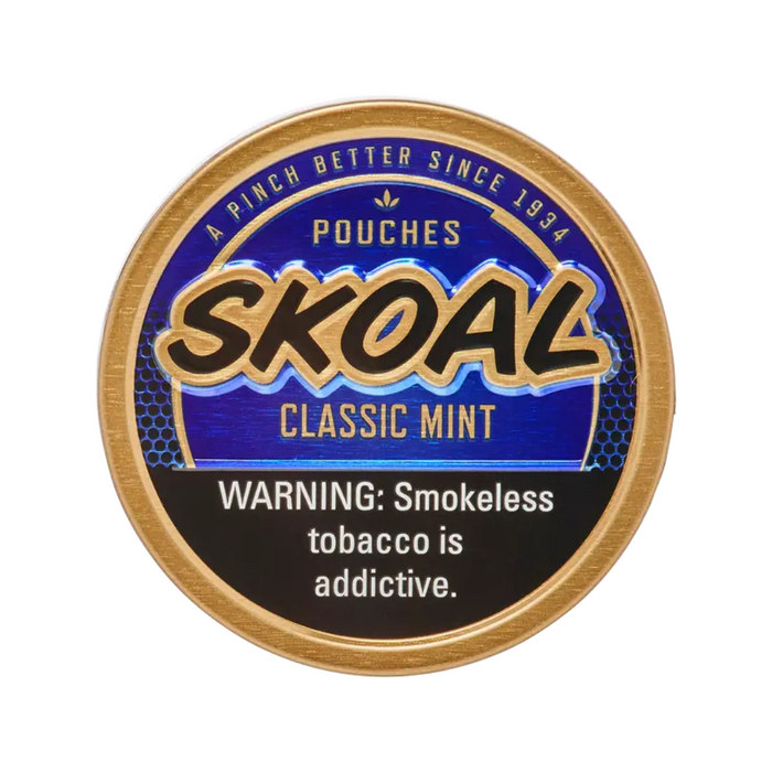 Skoal Classic Mint Chewing Tobacco Pouches 0.82oz